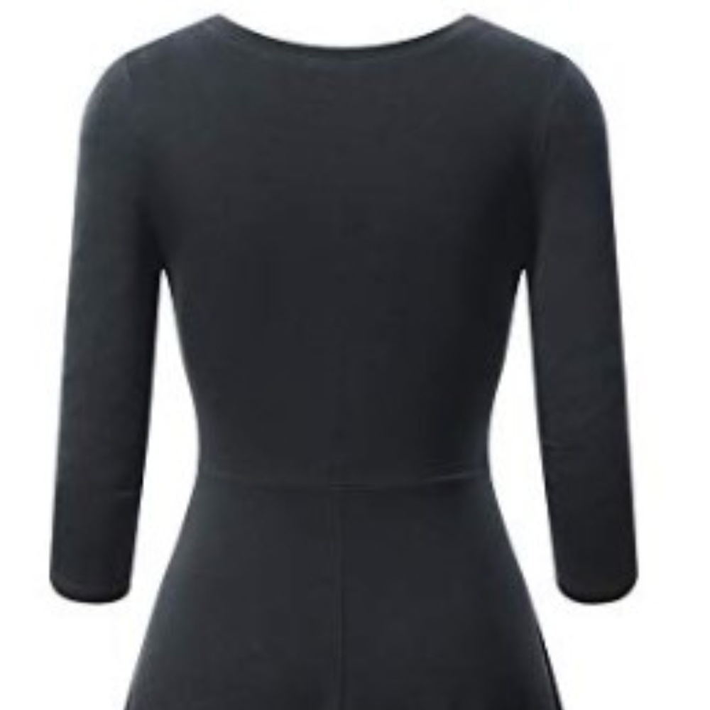 NWOT!  A-line Cotton Midi Dress - Picture 2 of 9